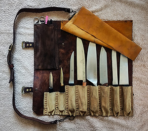 JN Handmade Leather Roll Bags LS14d